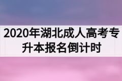 2020年湖北成人高考专升本报名倒计时